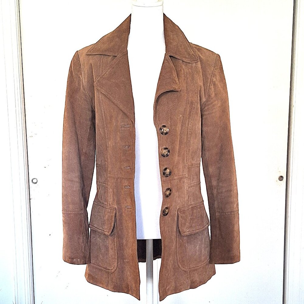 Weather Vane tan suede jacket